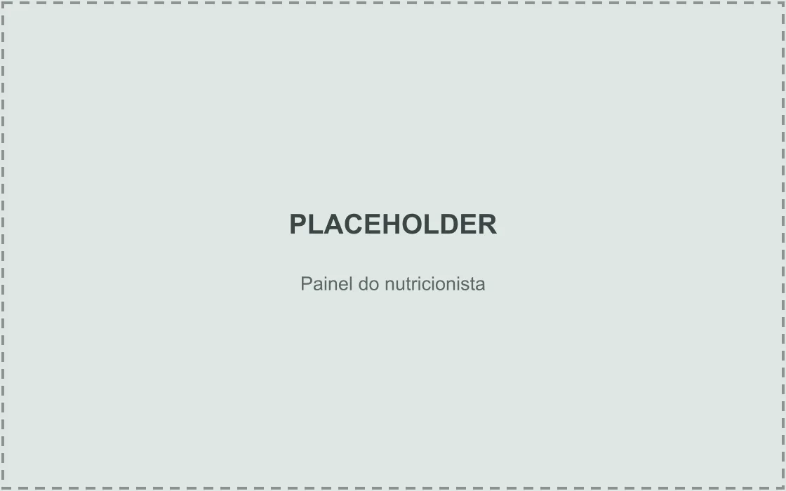 Painel NutriOS com respostas fictícias organizadas por paciente